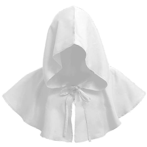 Reaper God Gotisk Hætte Fløjlskappe Kostumer S05 white