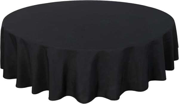 Rund dug lavet af kvalitetsmateriale 140cm 55 Black