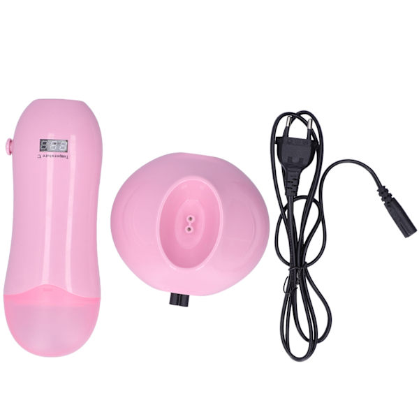 Hårbortning Depilering Vaksmelter Bærbar Epilator Depilering Vaks Maskin Rosa EU-kontakt 220V