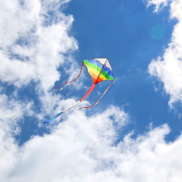 Barnedrage, lettflyvende regnbuedrage, 100 m trådbrett