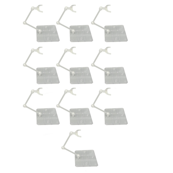 10 sæt Action Figur Stativ Transparent Akryl Anime Figur Display Stativ Støtte Holder Base