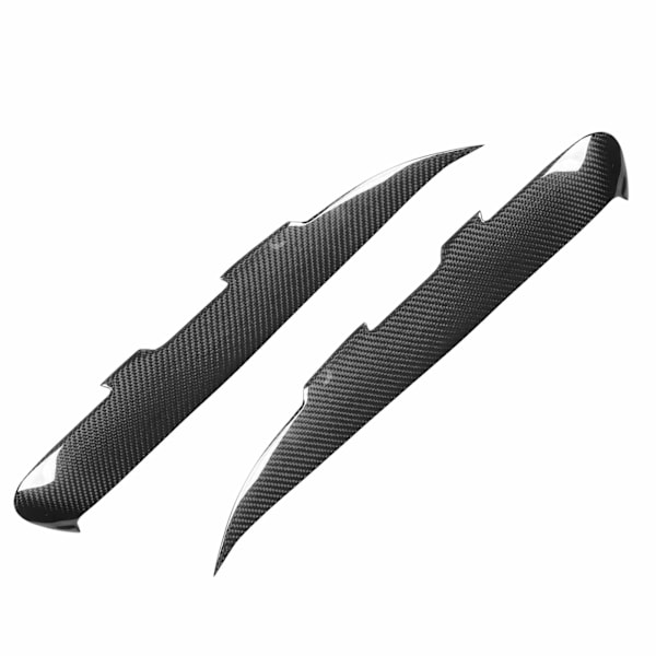 1 Par Forlykter Øyelokk Karbonfiber Forlykt Øyenbryn Deksel Erstatning for Mazda MX‑5 NC2 2009 til 2012
