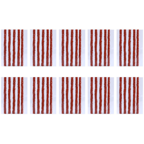 50st slanglösa däckreparation Scooter Cykel Bil Motorcykel Gummistrips Kit Plugg Tire Punct