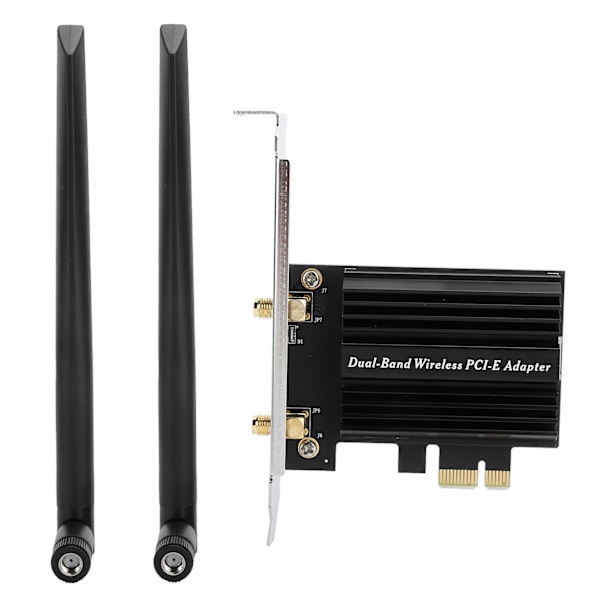 Stasjonær WLan-adapter Dual Band nettverkskort Datamaskintilbehør Wi-Fi 6（802.11ax）AX3000