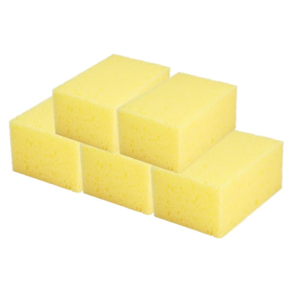 Square Handheld Non-slip Sponge Washing Tool for Car Motorcycle (5 Pcs)