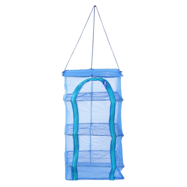 Foldbar Mesh Hængende Tørrestativ Net Anti-Fluer Tørret Mad Opbevaring Bærepose (35CM)