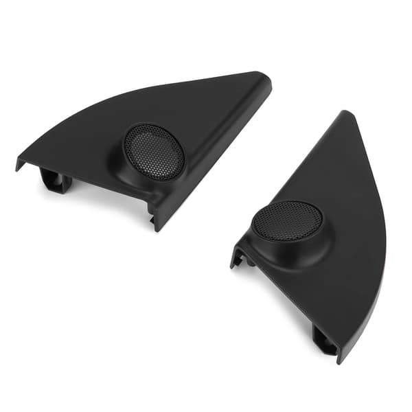 2 stk Bil Høytalerdeksel Trim Svart Modifikasjon Utskifting for RAV4 2014‑2019