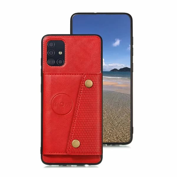 Samsung Galaxy A71 - Deksel med kortlomme[LD] Ljusbrun