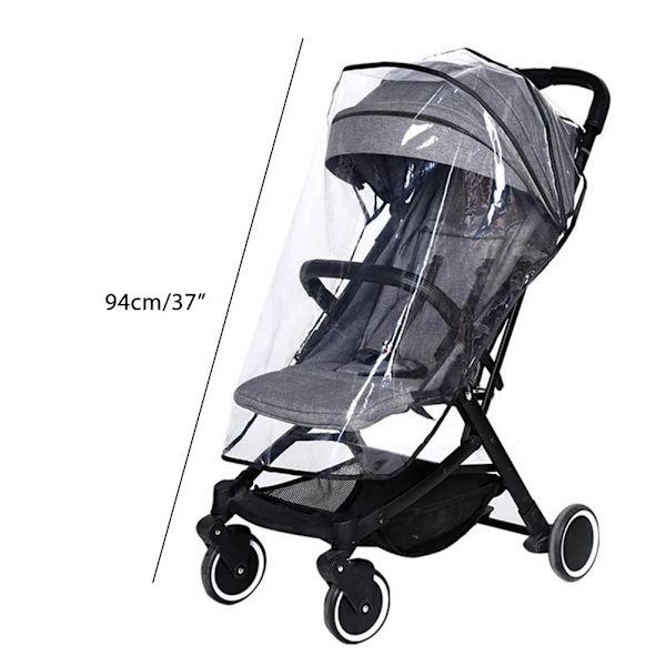 Universal Barnvagn Regnskydd EVA Clear Babyvagn Regnskydd Regntätt Vattentätt vindtätt överdrag
