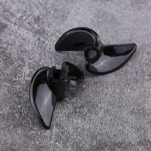 Elektrisk RC O-båttillbehör 4*40 mm CNC 2-bladig halvdypande propeller (2 par)