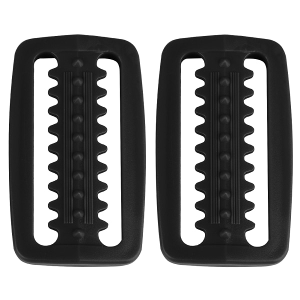 2ST Heavy Duty ABS Letvægts Glide Spænde Rem Bælte Holder Dykkeudstyr Sort