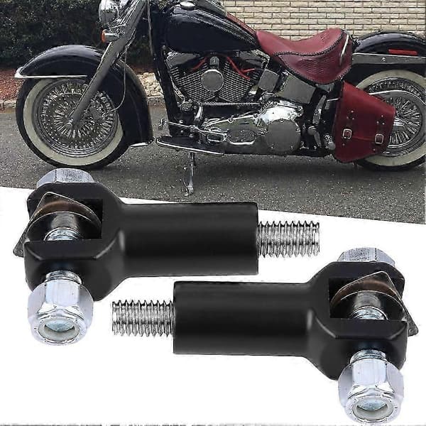 Fotpinner for Softail 2000-2006 - Passasjerfeste svart, par