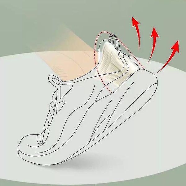 Justerbare Hælputer for Sneakers - 2 Par