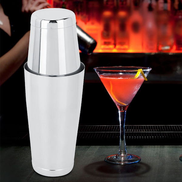 Rustfrit stål Boston Cocktail Shaker Rystende værktøj Bar Kaffebar Tilbehør