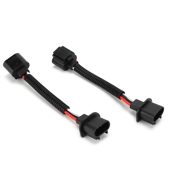 2 stk H13 9008 Han til Hun Ledningsnet Adapter til Bil Forlygte Tågeforlygte Universal