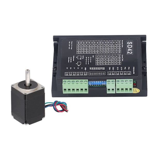 DC 2,1V 1,5A 2-fas stegmotor kopparspole DC 20‑50V drivrutin för CNC-verktygsmaskiner