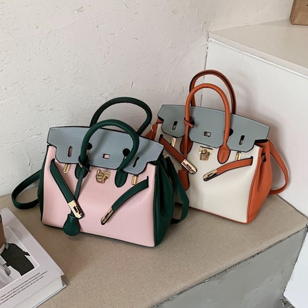 Snygg och Rymlig Orange Tote Bag för Kvinnor Orange