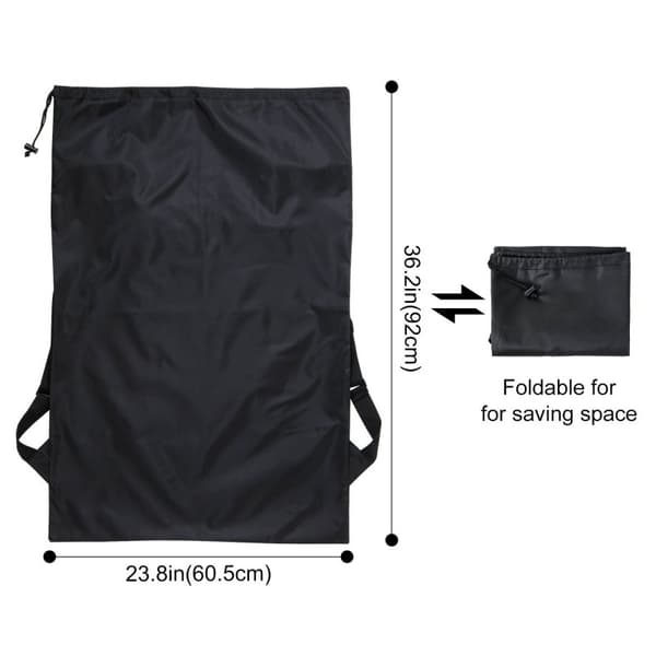 Stor tvättpåse [60 cm x 90 cm] Robust, rivtålig polyester[LD]