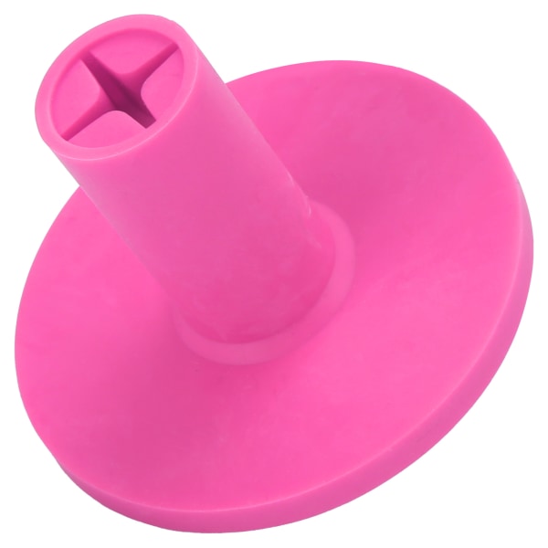 38mm Golf Gummi T-hållare Golfträningshjälpmedel för Driving Range och Träningsmatta Rosa