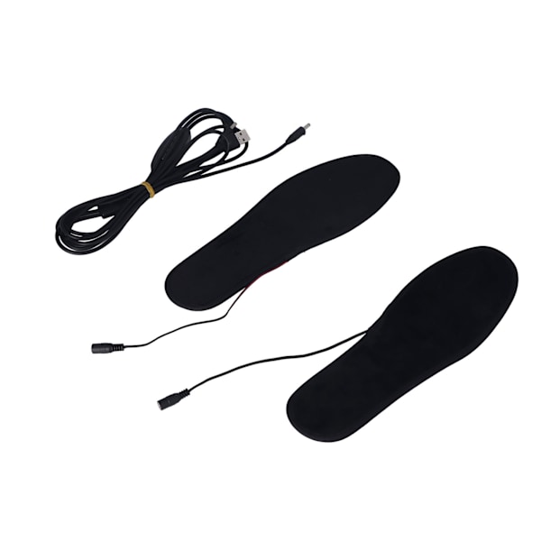 Lämmityskäyttöön leikattava sisäpohja USB:llä säädettävä lämpötila Talvi EVA Lämmin kenkien sisäpohja miehille naisille lapsille 5V 35-36 koko