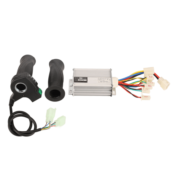 48V 1000W Electric Bike Brush Motor Controller with 4 Speed Throttle Handle Electric Controller Throttle Grip Set