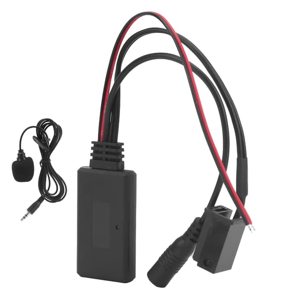 Bluetooth 5.0 AUX Audio Adapter 8-polet Mikrofon Håndfri Sæt Passer til Ford 5000/6000 CD Stereo