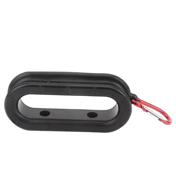 Rubber/Aluminum Alloy Black Red Button Bottom Hanging Fishing Cable Puller Tool Accessory