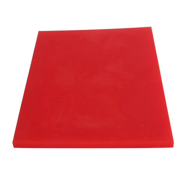 Lærpunchmatte Rød 20 cm Lang 15 cm Bred Støyreduksjon Glatting Håndverk Punchpute for DIY Håndverkbeskyttelse