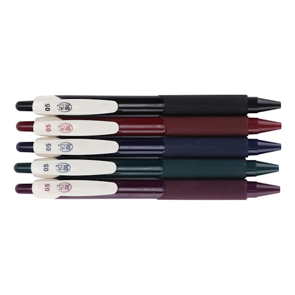 5 st Gelpennor Set 5 Färger Retro Färg Skiss Gelpenna Set för Skrivning Kalligrafi Målning