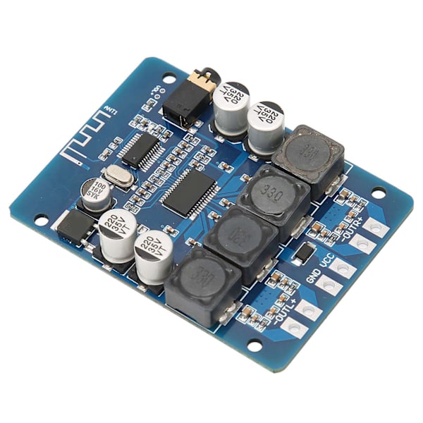 Digital Effektforstærker Board ABS 2 Kanal Lydforstærker Modul AUX Decoder Board 45W