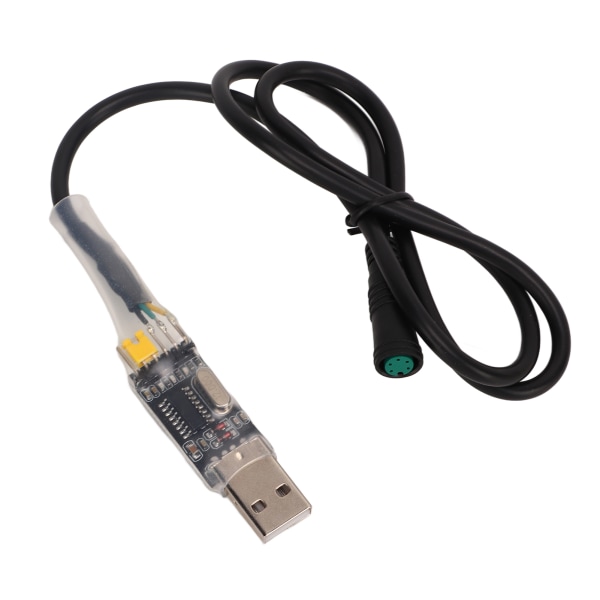 Elcykel USB programmeringskabel Plast 5-pin hona USB2.0 Plug Mid Drive Motor Programmeringskabel för BBS01 motor