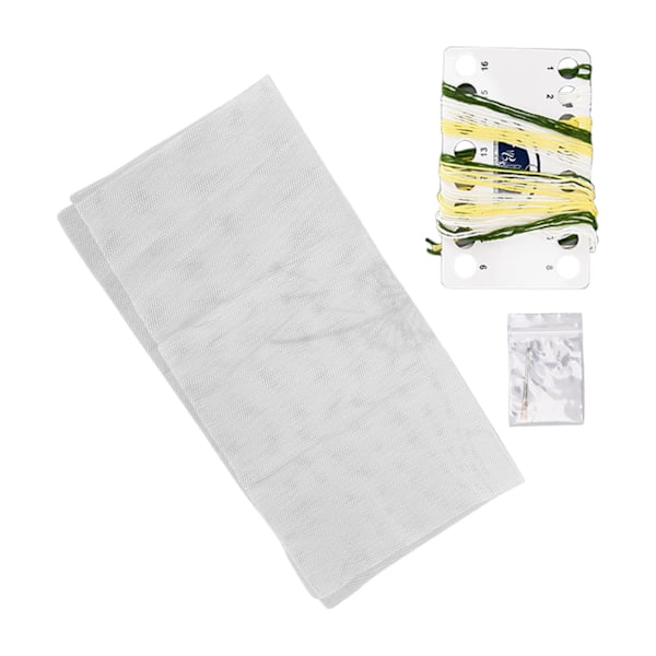 Stämplat Broderikit Multifunktionellt Utsökta Mönster Bekvämt Mjukt DIY Korsstygns-kit för Heminredning