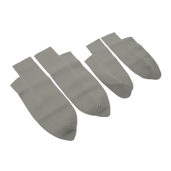 4-pack Dörrpanel Armstödsöverdrag i Mikrofiberläder Ersättning för CRV 2007‑2011 Grå