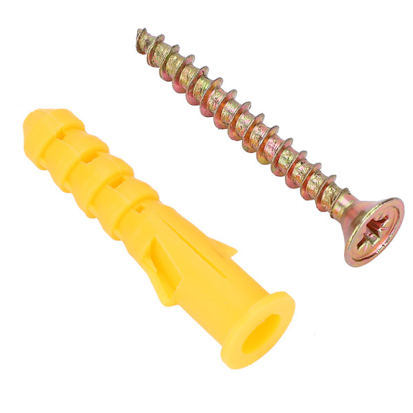 Plastic Expansion Wall Plug Screw Fasteners Self-tapping Screws Fastener Hardware Kit (M8)