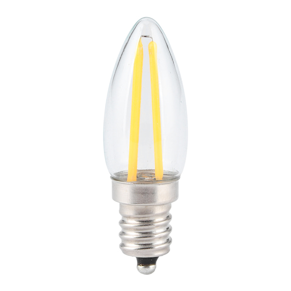 10 st E12 1,5W AC230V långa glödtrådar mini LED-lampor för hembil landskapsbelysning