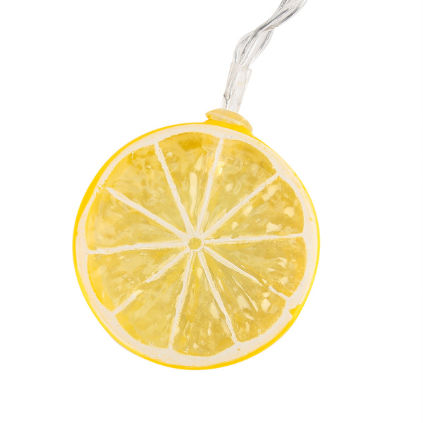 1,5 m 10 LED-lysstreng Have Julbelysning Holiday Party Dekoration (citron)