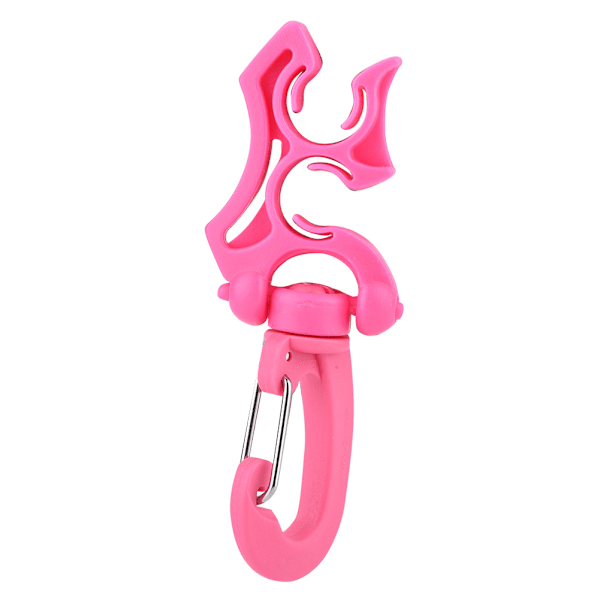 Dykkingsdobbel BCD-slangeholderklipp Regulatorholder Spennekrok for snorkling (rosa)
