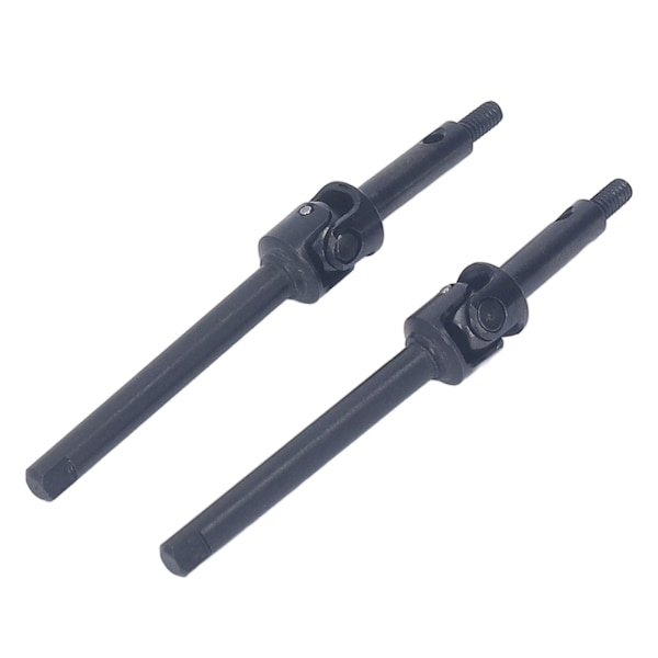 2ST Teräksinen vetoakseli etu takana poikittainen vetoakseli Axial SCX24 1/24 kiipeilyautolle musta