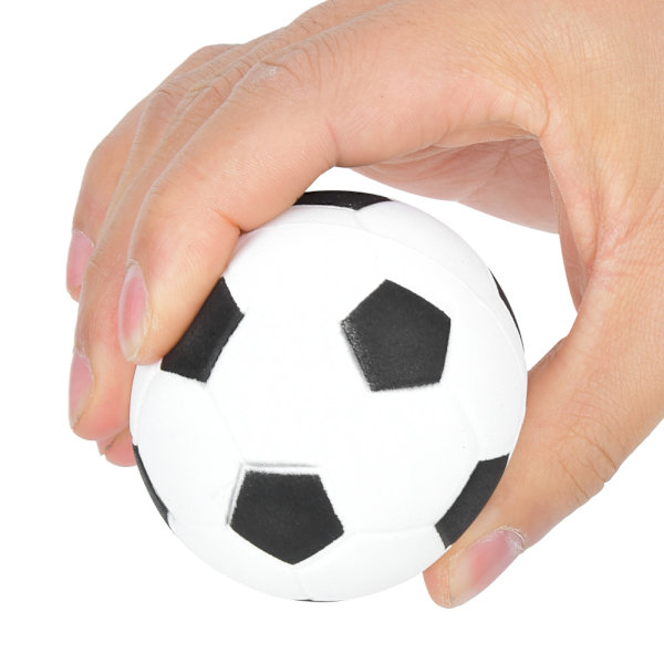12 STK 6,3 CM Legeplads Full Core Blød EVA Elastisk Bold Reducer Tryk Stress Børns Legetøjs Fodbold