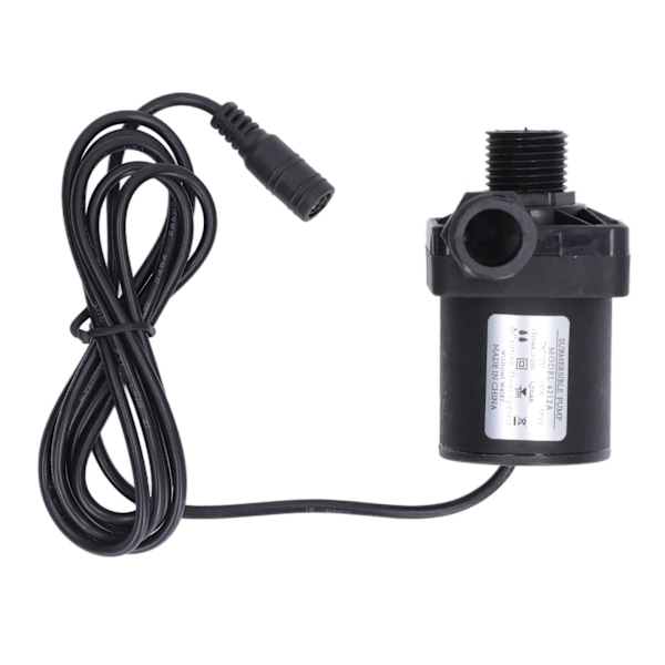 Liten nedsenkbar pumpe Sikker Stabil ytelse Energibesparende Stille fontenevannpumpe DC12V 20W 800L/h