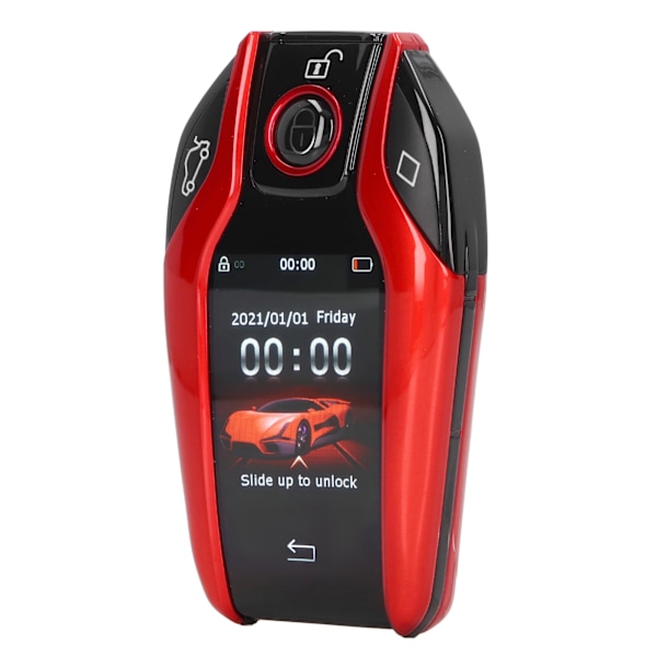 Universal TK800+ LCD-pekskärm Smart Key Fjärrkontroll Keyless Entry för alla Start Stopp Motorknapp Modeller Röd