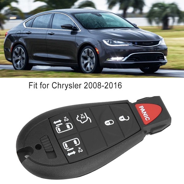 Bilnyckellös trådlös fjärrkontroll Oskuren M3N5WY783X 433 Passar till Chrysler 2008-2016