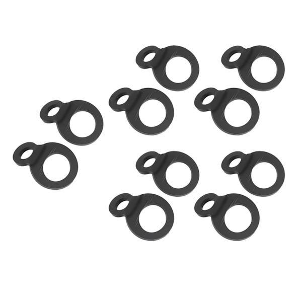10 ST O-type ankerkroge sort rustfrit stål bindningsringe til trailer lastbil
