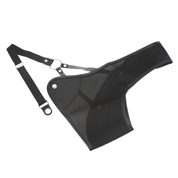 Bueskydnings Brystbeskytter Sort PET og Kødskind Jagt Brystbeskyttelse til Skydning Recurve Bow S