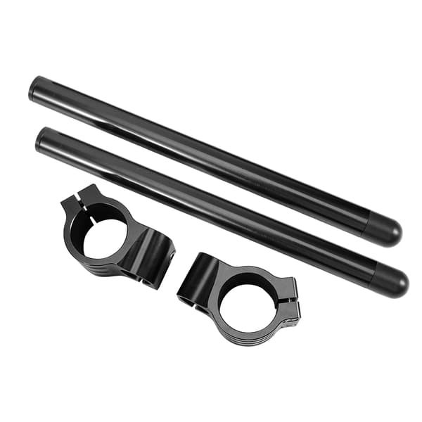 43mm Universal Motorcycle Clip On Handlebar Fork Aluminum Separate Handle Set (Black)