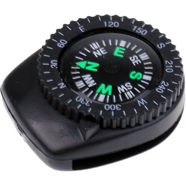 25 mm mini precisionskompass Navigeringsverktyg Watch Klippband för överlevnad