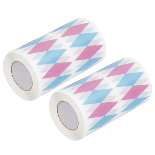 2st Mousse Edge Wrapping Tape Cake Collar Surrounding Wrap Bakverktyg 0,08 x 10 meter Diamond Pattern