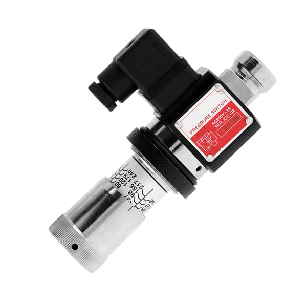 JCS-02N Gennemstrømningsrør Hydraulisk Trykrelæ Afbryderventil 30-210kg/cm²