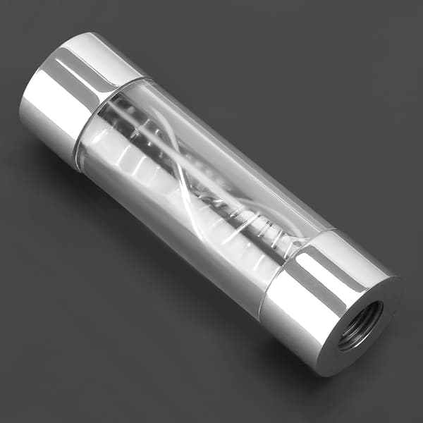Spiral metall vattenflödesmätare för dator vattenkylning (silver)