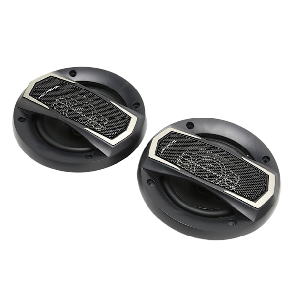 2 stk Bilkoaksiale Høytalere 300W Full Range Bass 4 Ohm 4 Tommer Stereo Bilsystem Høytalere